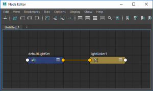 Autodesk Maya´s node editor user interface