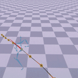 GIF animation of a biped character control system